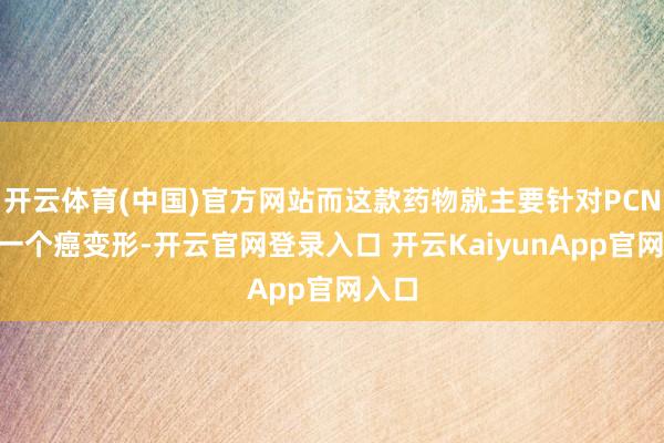 开云体育(中国)官方网站而这款药物就主要针对PCNA的一个癌变形-开云官网登录入口 开云KaiyunApp官网入口